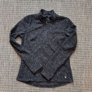 Spyder Active Black Gray Women's 1/2 zip